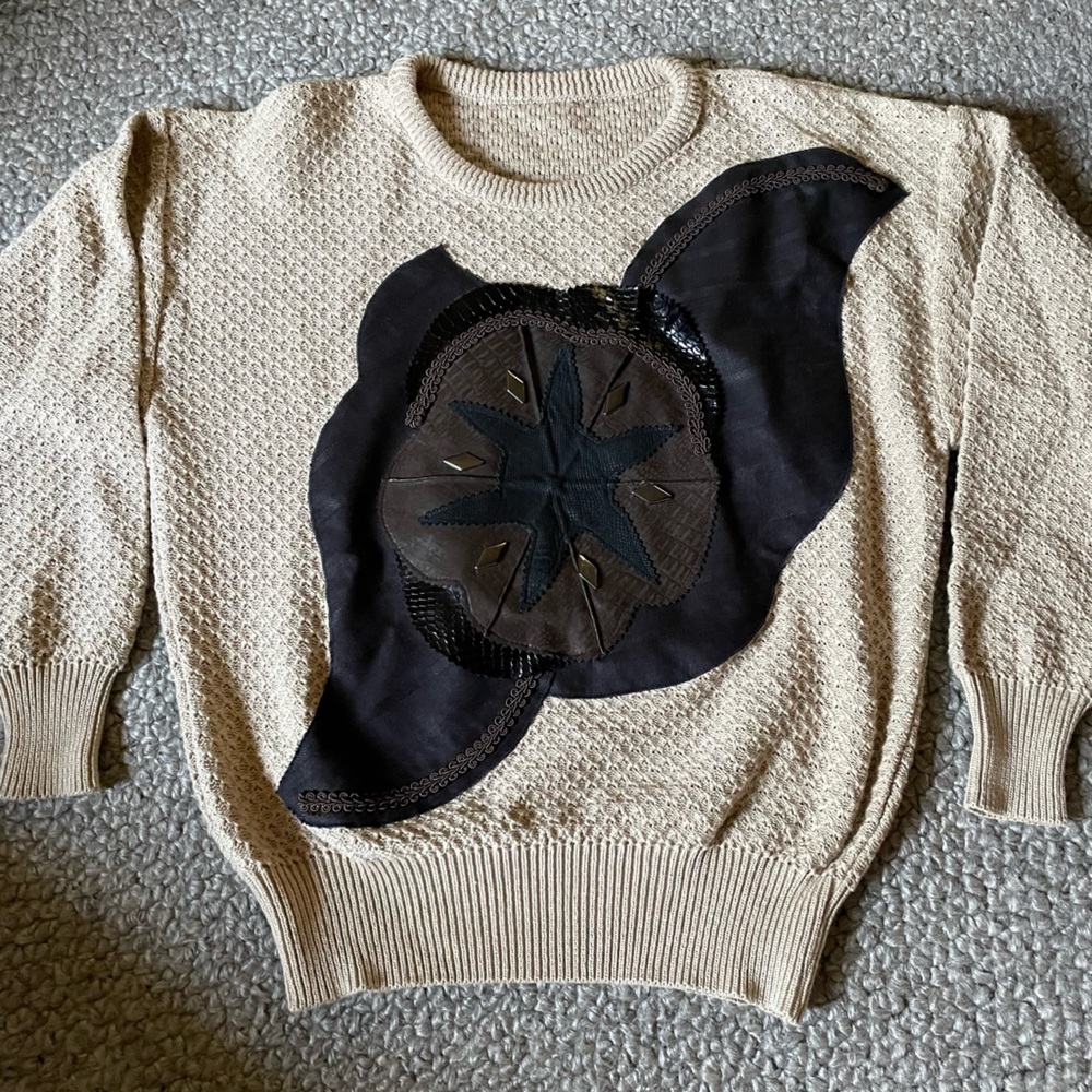 Woman’s hand knit sweater